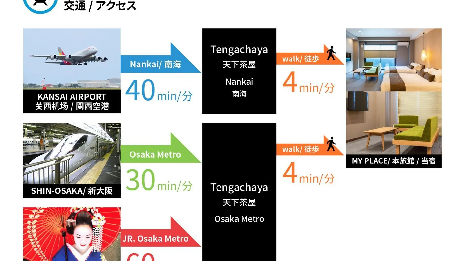 Apartment Bijou Suites Ai Osaka